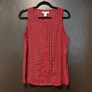 White House Black Market Sleeveless Shirt - M